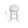 Hornbeck Swivel Upholstered Counter Stool with Solid Wood Frame