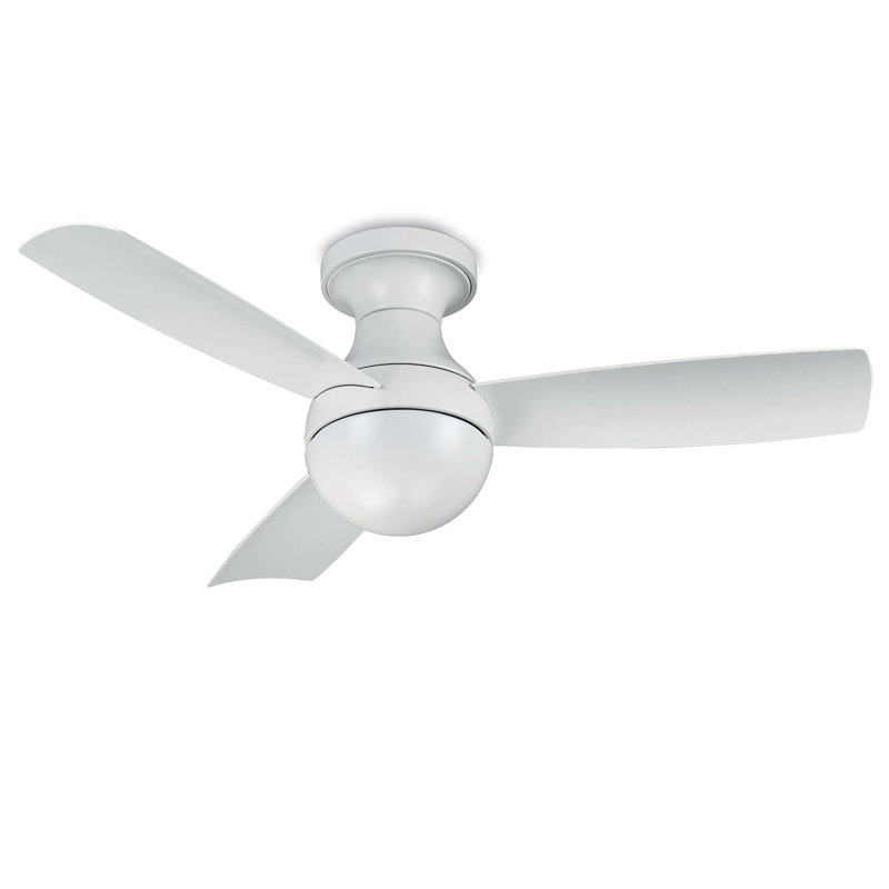 Ventilateur de plafond intelligent d'intérieur / extérieur de 44 po avec télécommande, fonctionne avec l'assistant Google, Amazon Alexa et l'application mobile IOS / Android