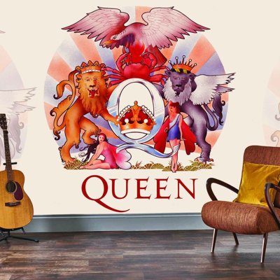 Queen Crest 2.5m X 50cm Matte Wall Mural