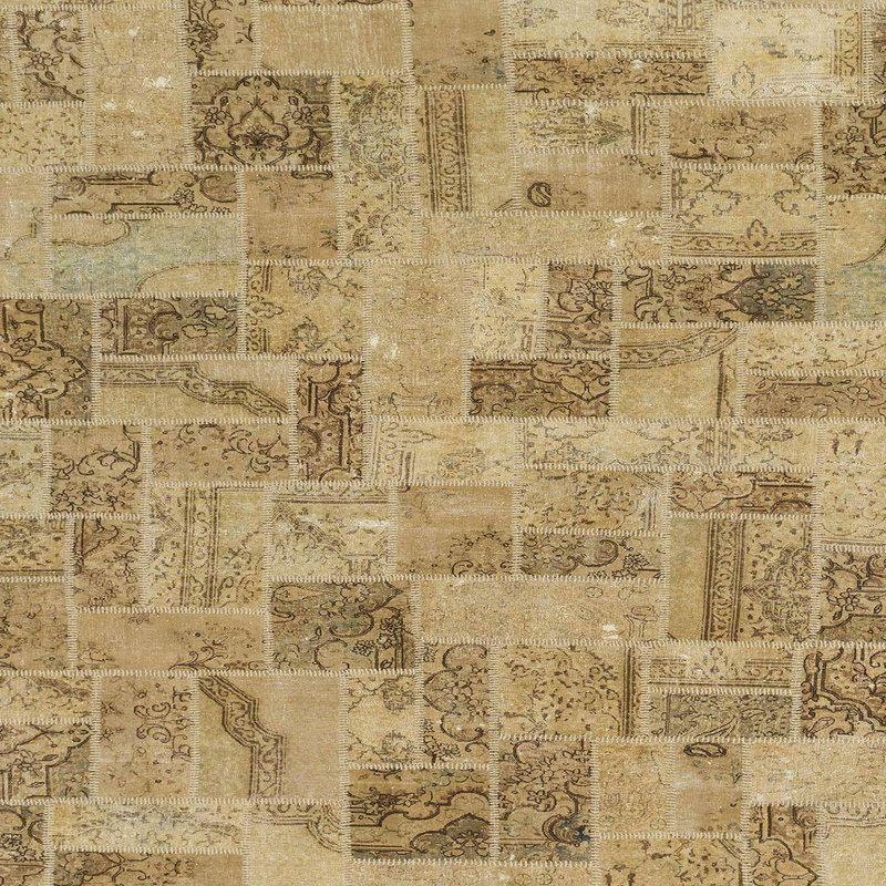 Tapis abstrait moderne 1666, Carré 5 pi