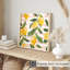 «Food and Kitchen Lemons & Stripes IV», reproduction d'art moderne sans cadre-468590283