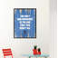 «The Only Bad Work Out is the One That You Did Don't Do», reproduction d'art textuel sur toile encadrée-29514083
