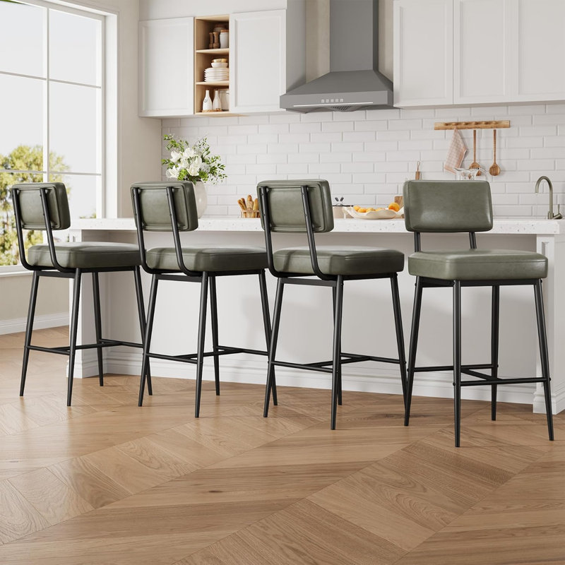Faux Leather Accent Chair