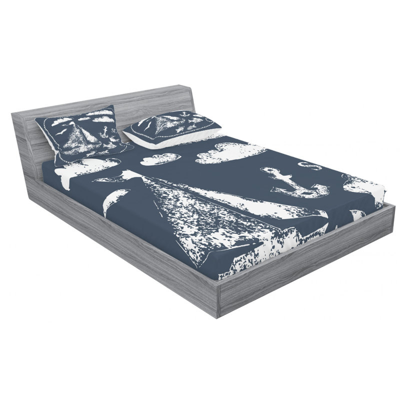 Microfiber Sheet Set, Queen Sheet Set with Fitted Sheet