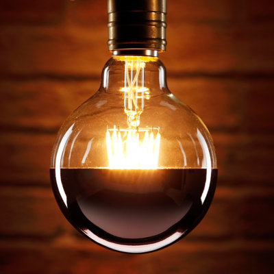 Fulcher 7W E27 LED Vintage Edison Globe Light Bulb Amber