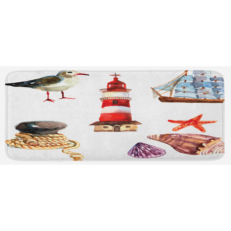 Tapis de cuisine nautique