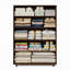Armoire mobile à 5 tiroirs avec commode à roulettes pour commode de chambre à coucher à 5 tiroirs, l 30,71 po x P 15,75 po x H 44,49 po-383988489