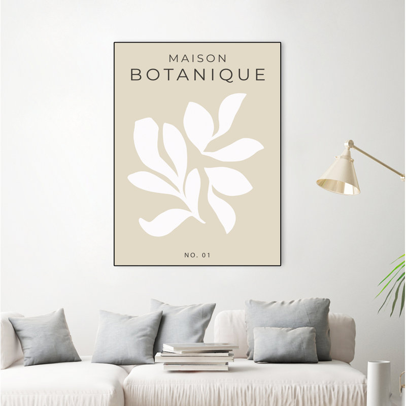 Maison Botanique No.1, toile encadrée, H 24 po x l 18 po