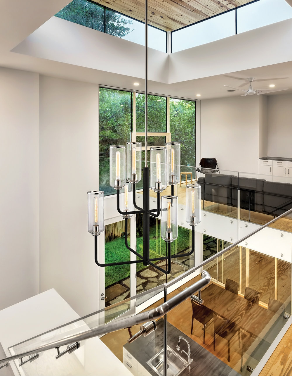 Delancey 8 - Light Dimmable Chandelier