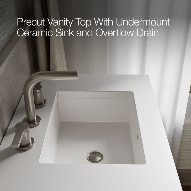 Seer 60-In Bathroom Vanity Set, Mohair Gray