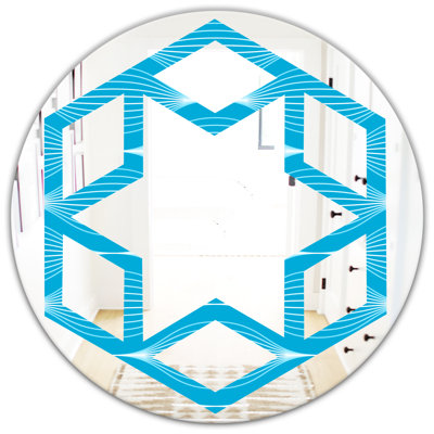 Miroir mural Hexagon
