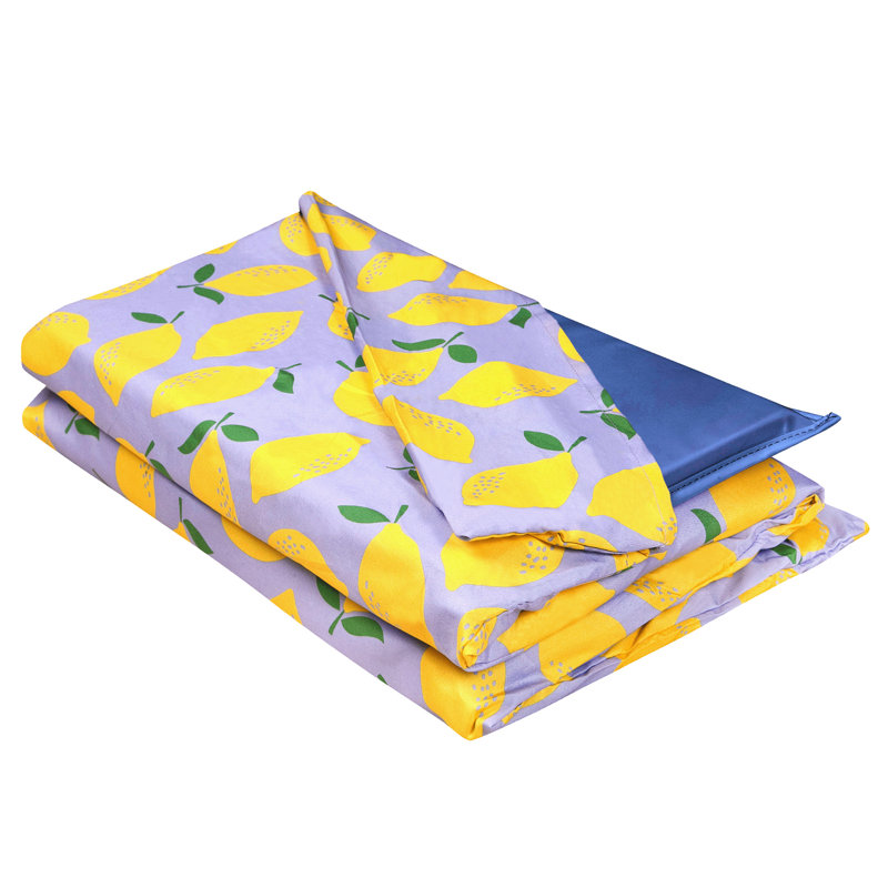 Housse pour matelas de sieste en microfibre Wildkin, Limonade lilas