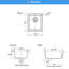 15'' L Single Basin Kitchen Sink-841949000