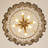 24" 8-Light Dimmable Drum Chandelier