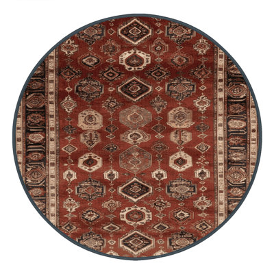 Tapis brun lavable à la machine