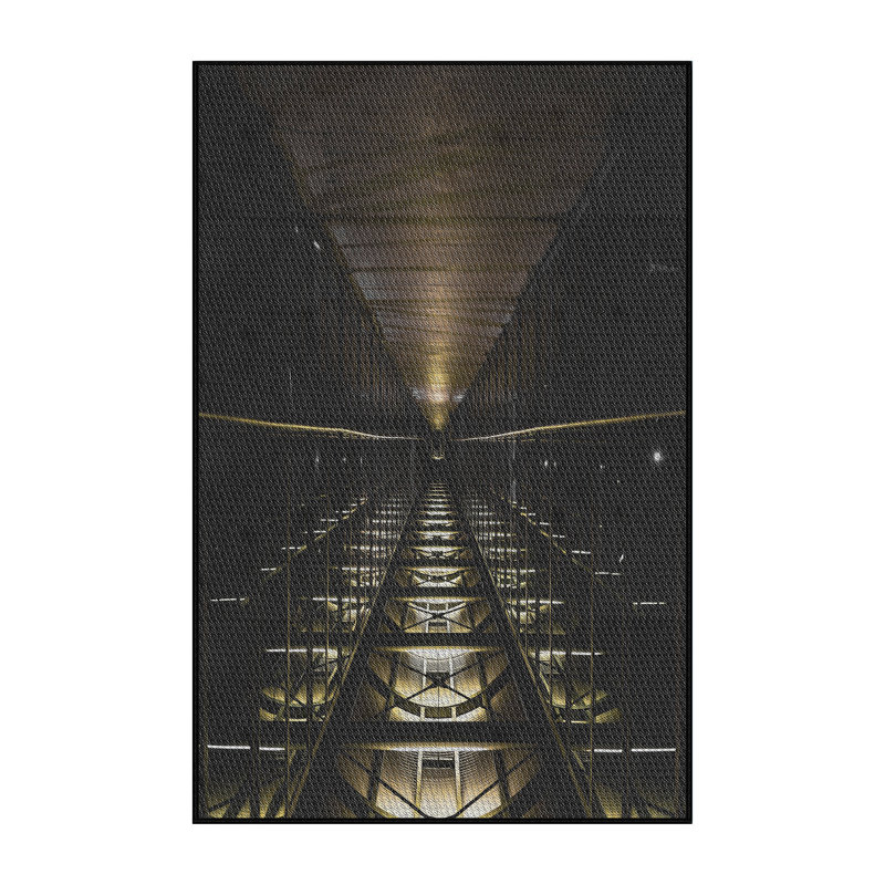 Tapis noir, Rectangle 5 pi x 7 pi