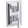Memoirs® Stately Valve Trim with Deco Lever Handles for Stacked Valve