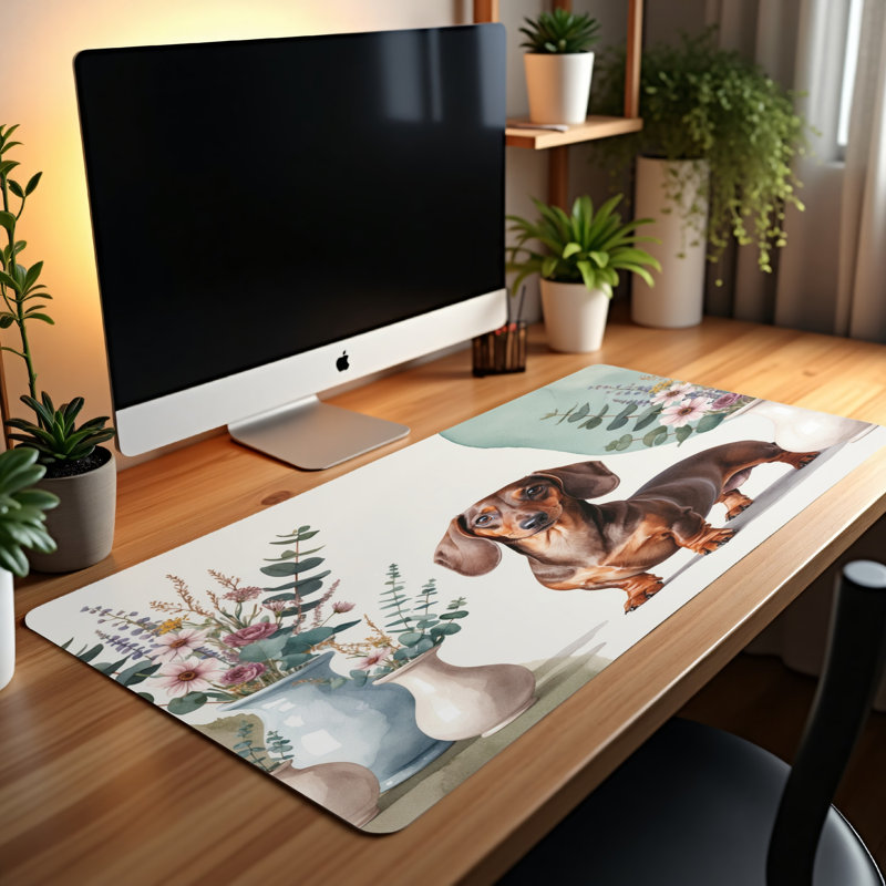 Polyester Desk Pad, 14.4x12.1