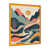 Impression dorée sur toile encadrée