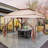 11 Ft. W x 11 Ft. D Steel Patio Gazebo-98162626