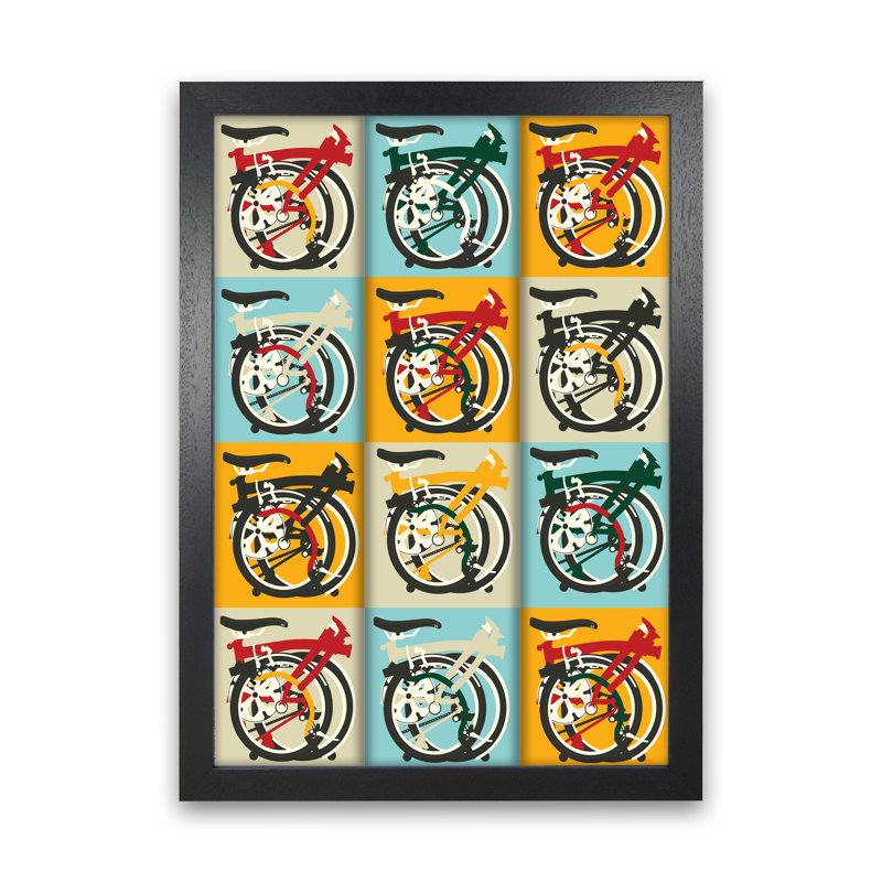 Brompton 2 - Print, Black Framed, 30cm H x 21cm W x 3cm D