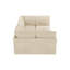 Canapé modulable 6 places de 310 cm de large avec poufs, montage facile sans outils, tissu chenille-181663932