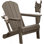 Chaise Adirondack, chaises d'extérieur pliantes avec porte-gobelet