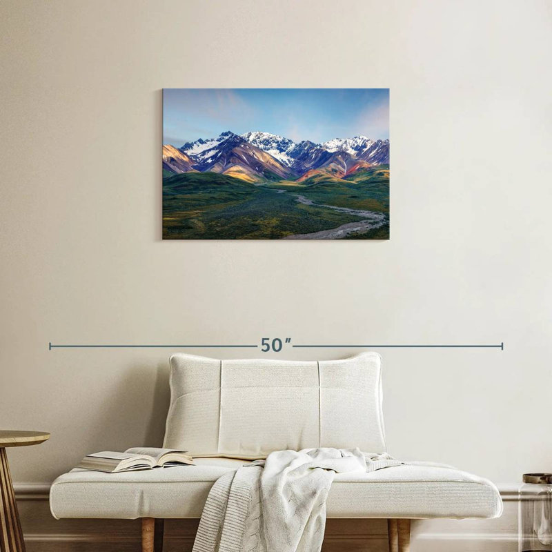 Alvord Denali Mountainscape, 20" H x 30" W
