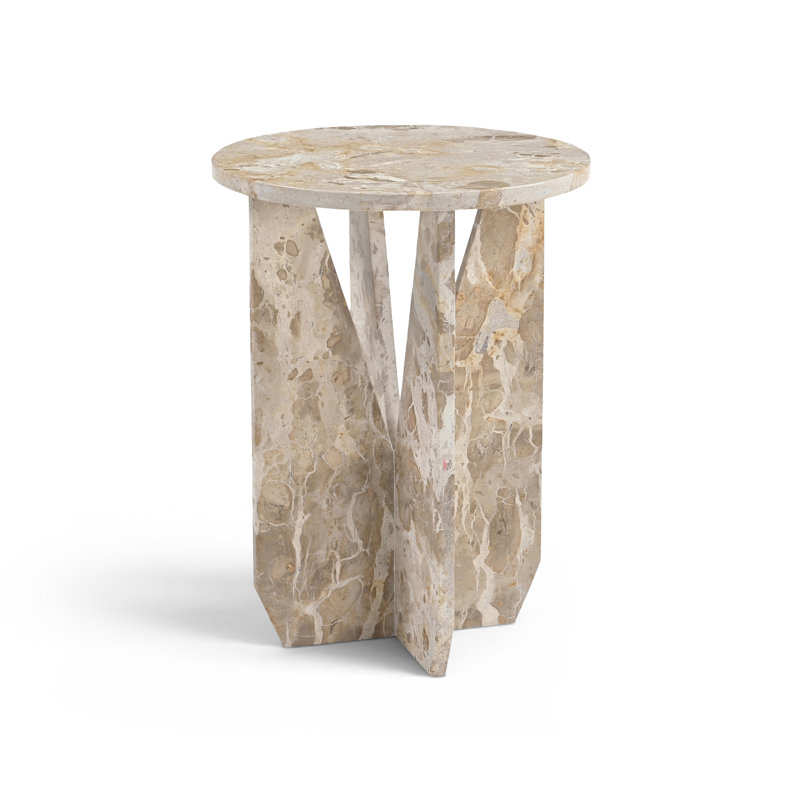 Table de bout Alba, Beige