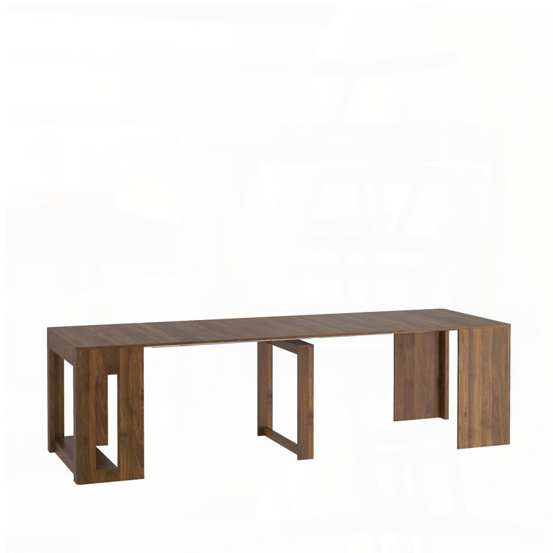 Extendable Foldable Wooden Dining Table (Rectangle)