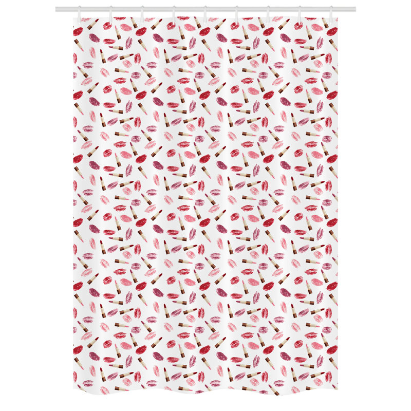 Shower Curtain with Hooks Included, 54" W x 78" L