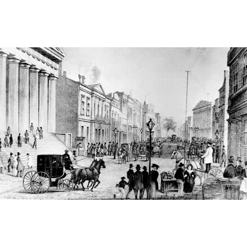 New York, Wall Street - 1867