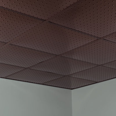 Panneau de plafond décoratif en vinyle 2 pi x 2 pi FASÄDE Minidome