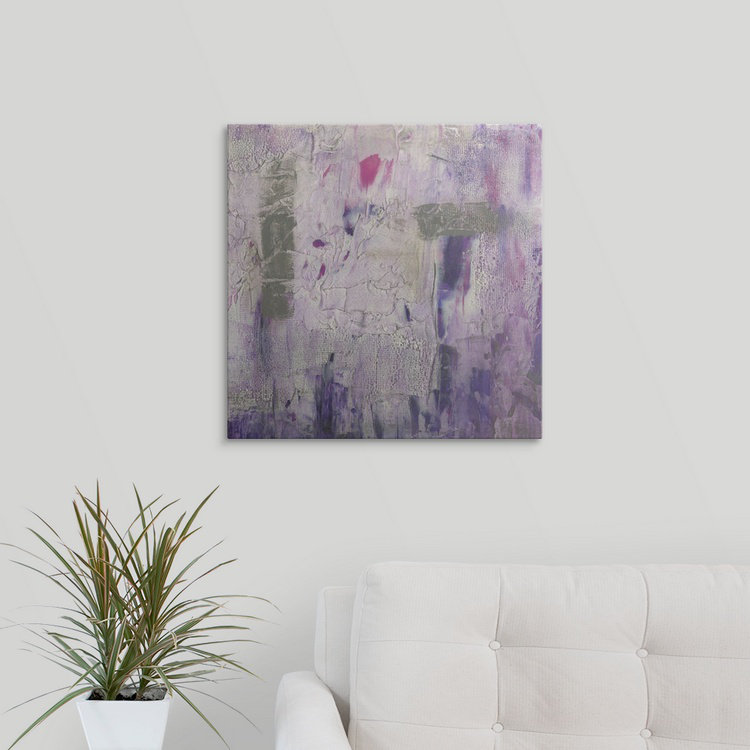 « ii » jennifer grolier, impression Dusty Violet, H 35 po x l 35 po x P 1,5 po, Toile