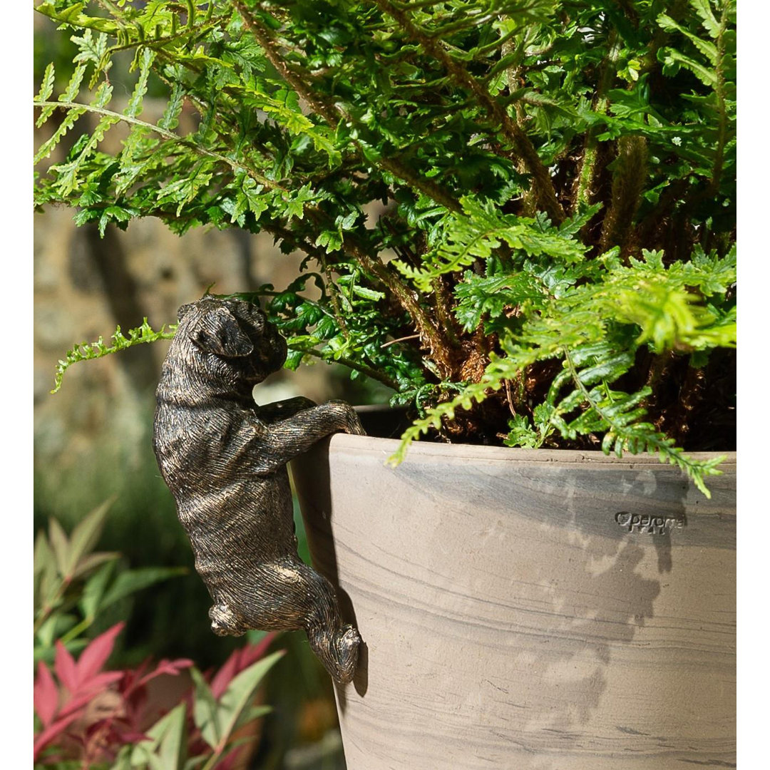Shonnard Pug UV Resistant Stone Garden Statue