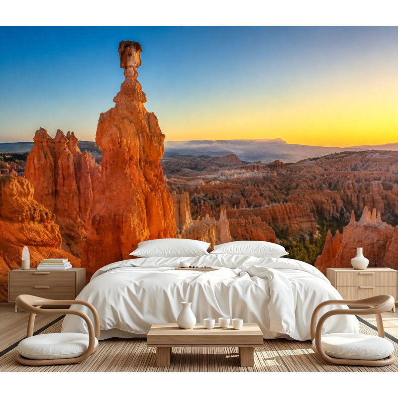 Papier peint adhésif auto-adhésif Bryce Canyon Sunrise, L 100 po x l 144 po