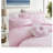 Romantic Pink Microfiber Bedding Sets, Feminine Style For Cozy Bedroom