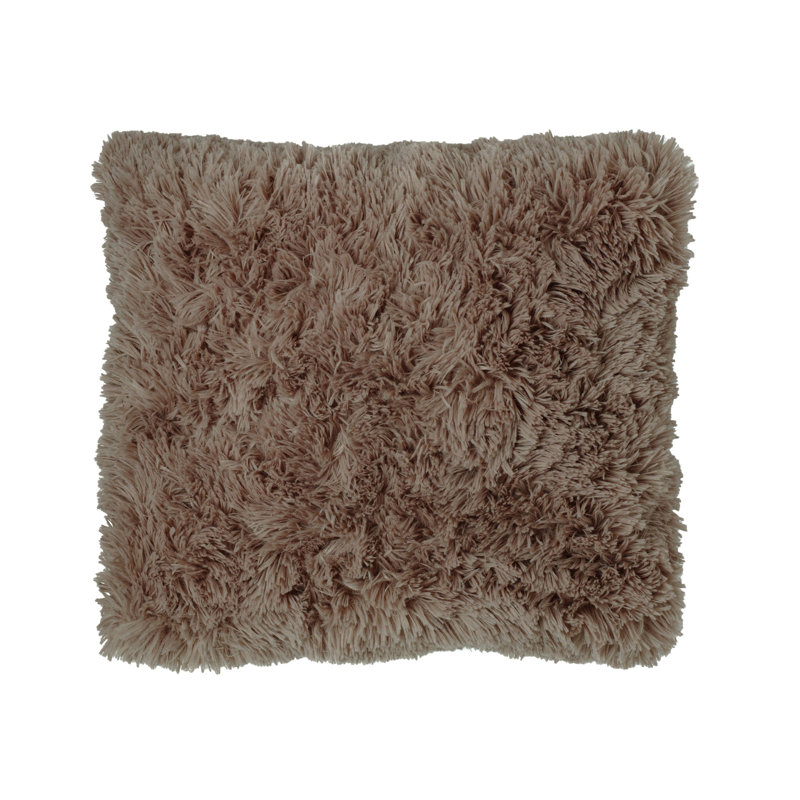 Cuddly Square Filled Cushion, Natural