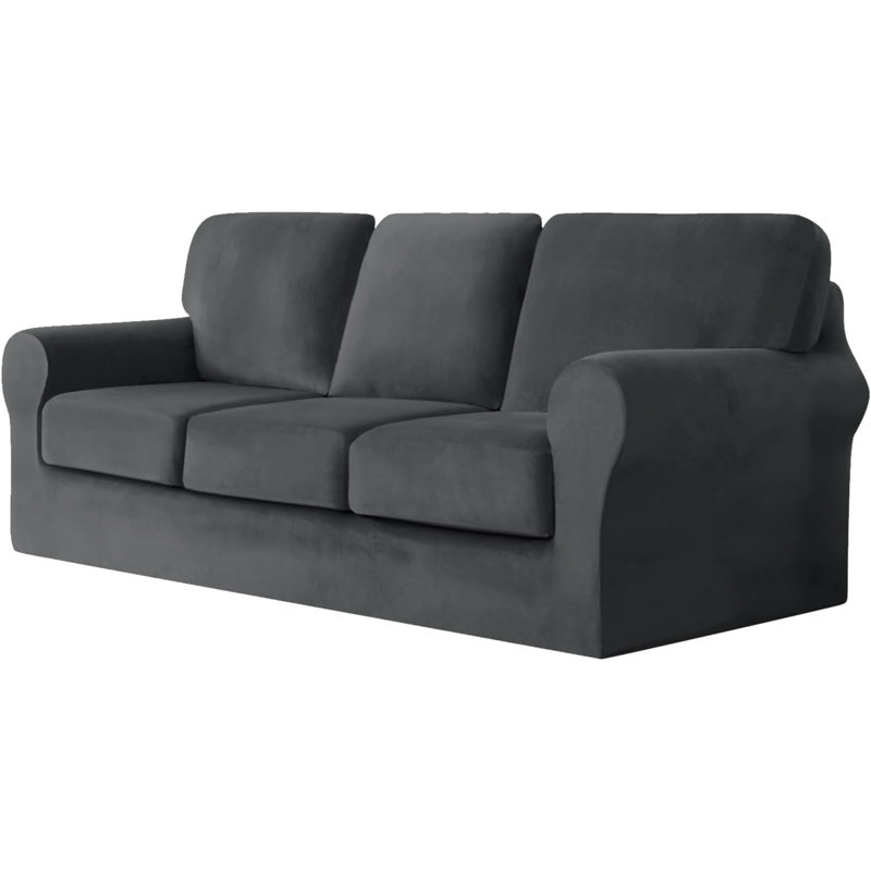Outdoor Patio Sofa Cover, Dark Grey