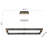 1 - Light Matte Black LED Pendant