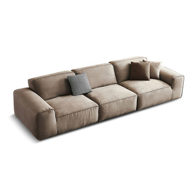 Canapé modulaire kaki en polyester