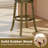 30"Swivel Bar Stools Set of 4, w/Backrests and Wood Frame,Upholstered Bar Chairs-1074869377-1074869378