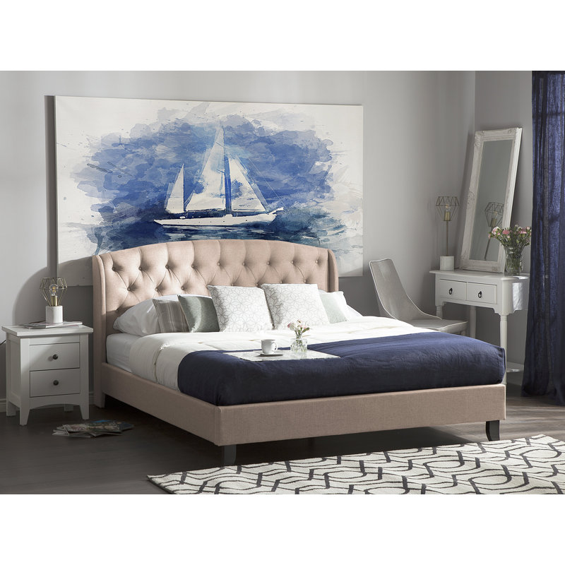 Freemont Upholstered Bed, European Double (140 x 200 cm)