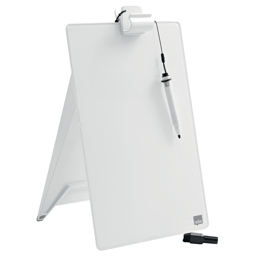 Free-Standing Glass Board 29.7cm H x 21.6cm W