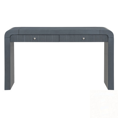 Console Table With Two Drawers And Sturdy Sled Legs