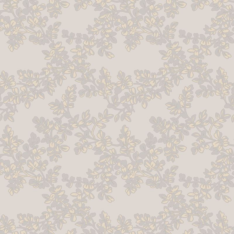 Laura Ashley Burnham Dove Grey Wallpaper