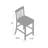 Keyesport Upholstered Faux Leather Counter Stool-1343829334-1343829323-1343829326