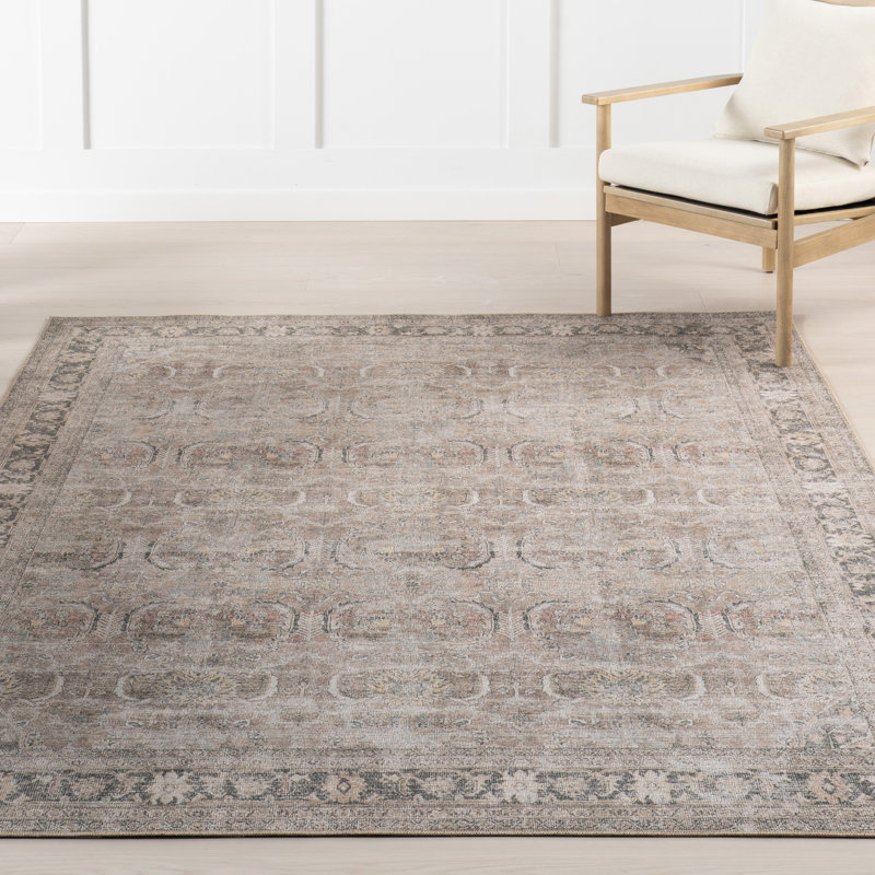 Tapis en mélange de jute de polyester Jeccica, Rectangle 6 pi 7 po x 9 pi