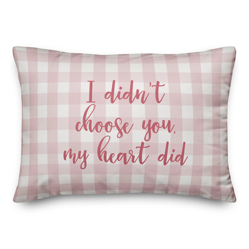  Coussin décoratif I Heart, Rose