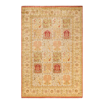 Classic One-of-a-Kind 6' 1" X 9' 0" Hand Knotted Area Rug